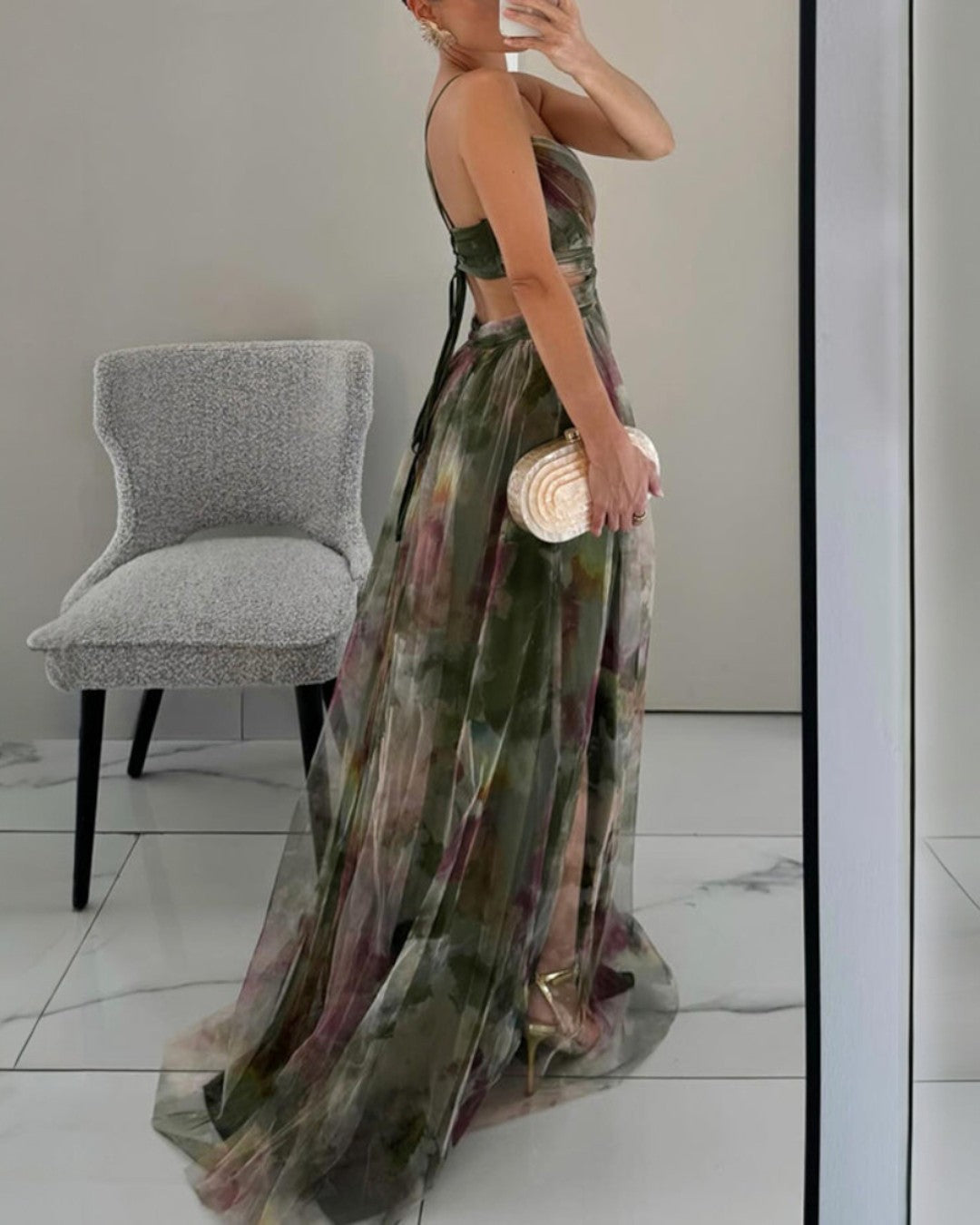 Giselle | Captivating Floral Print Maxi Dress