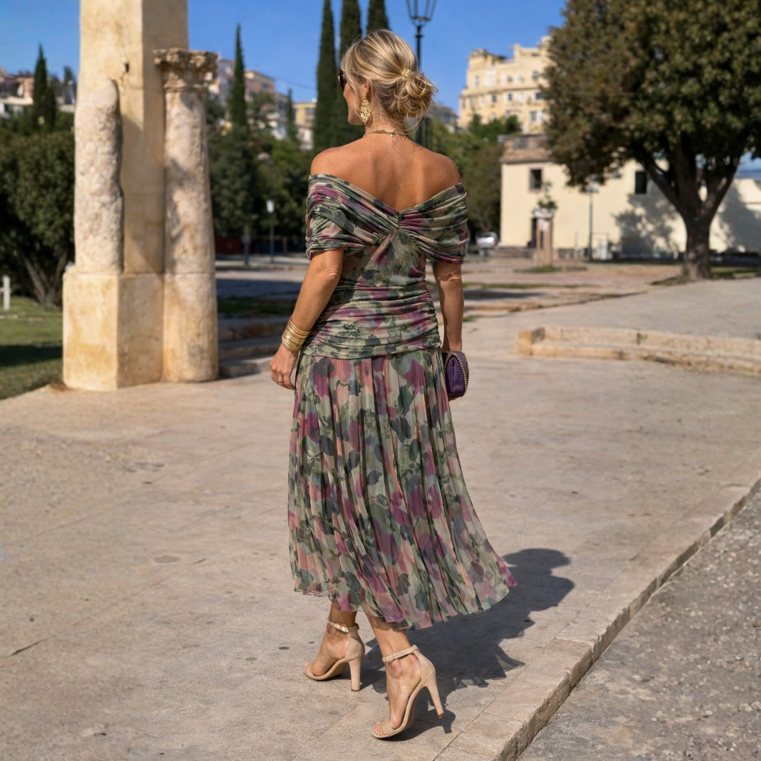 Marilyn | Elegant V-Neck Maxi Dress
