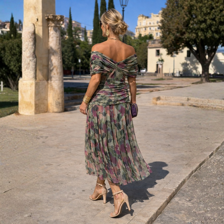 Marilyn | Elegant V-Neck Maxi Dress