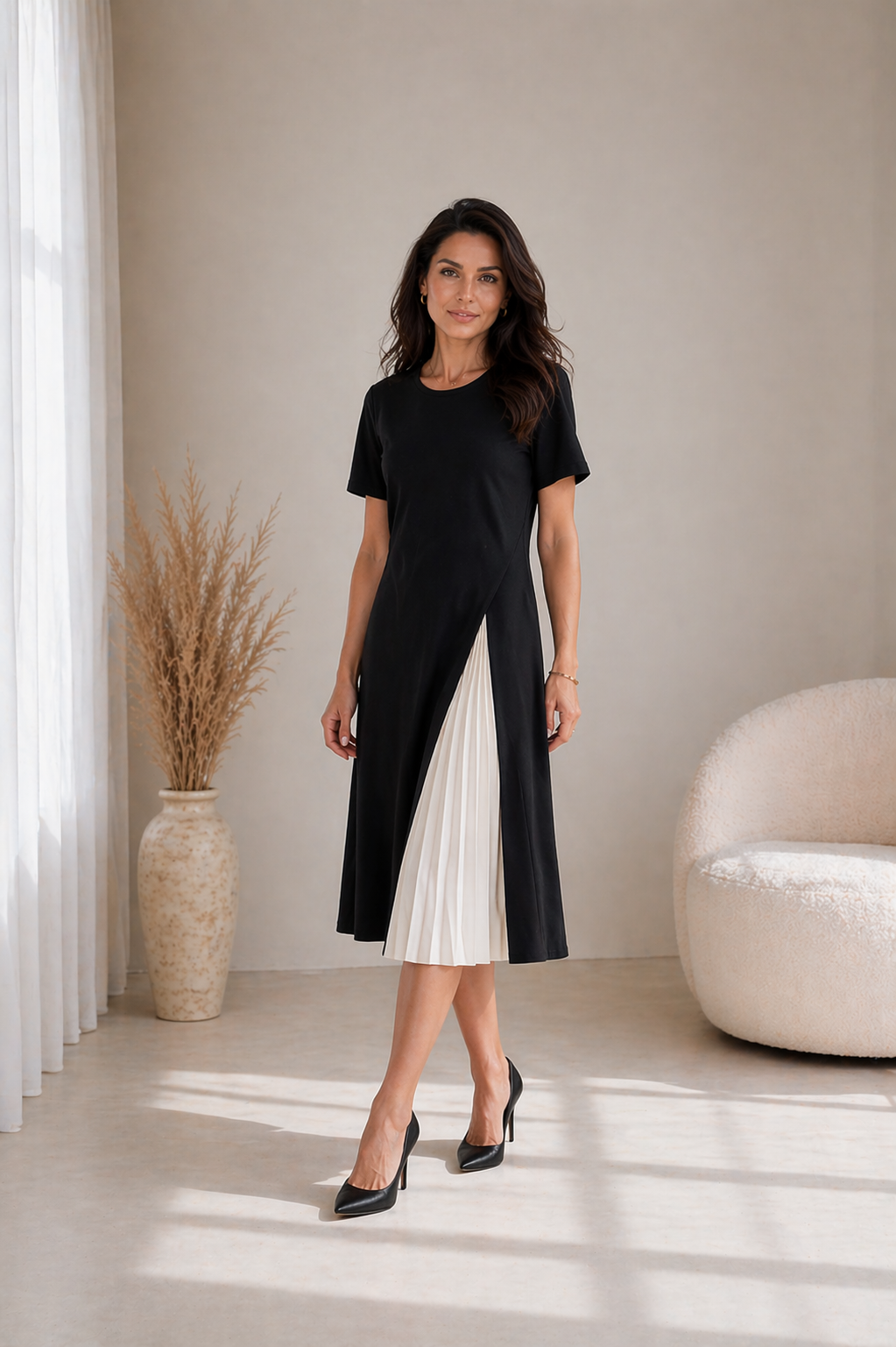 MONIKA | Elegant Midi Dress