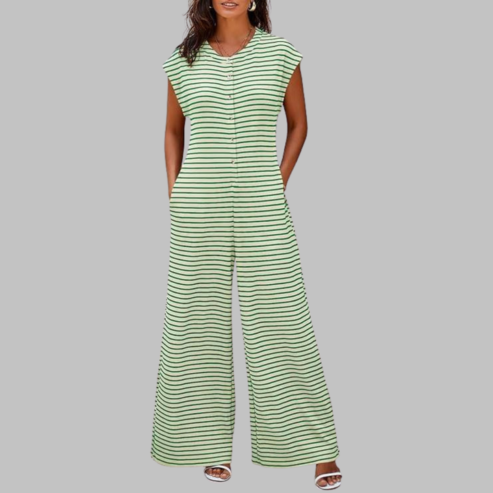 KETURAH™ Striped Wide Leg Jumpsuit