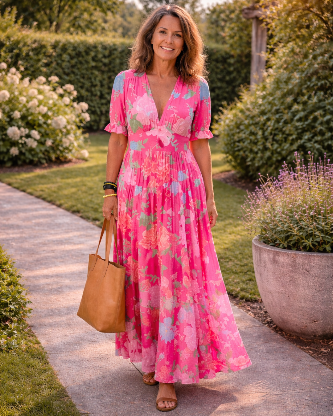 Carolyn | Floral Grace Maxi Dress
