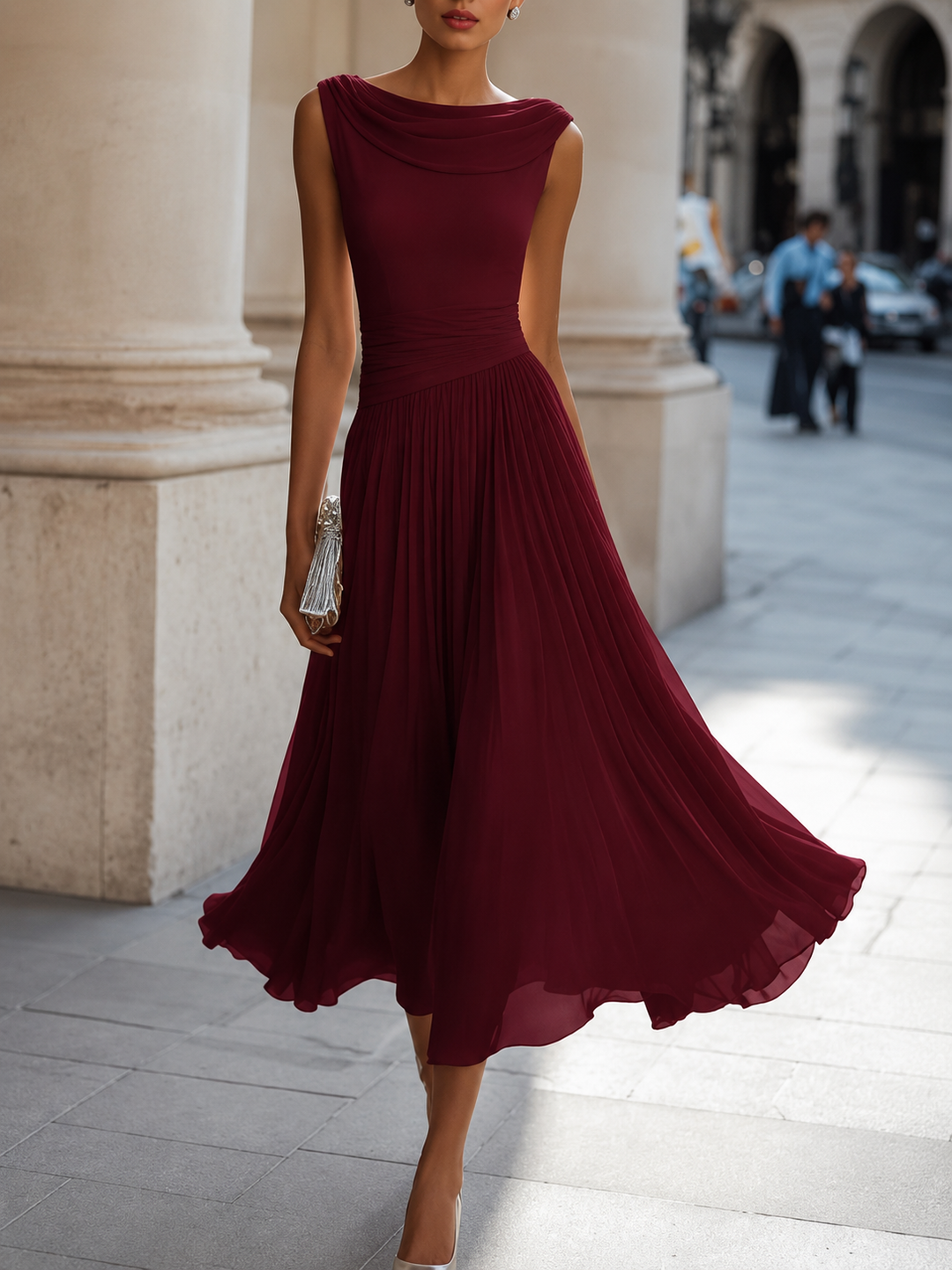 NATALIA | Elegant Midi Dress