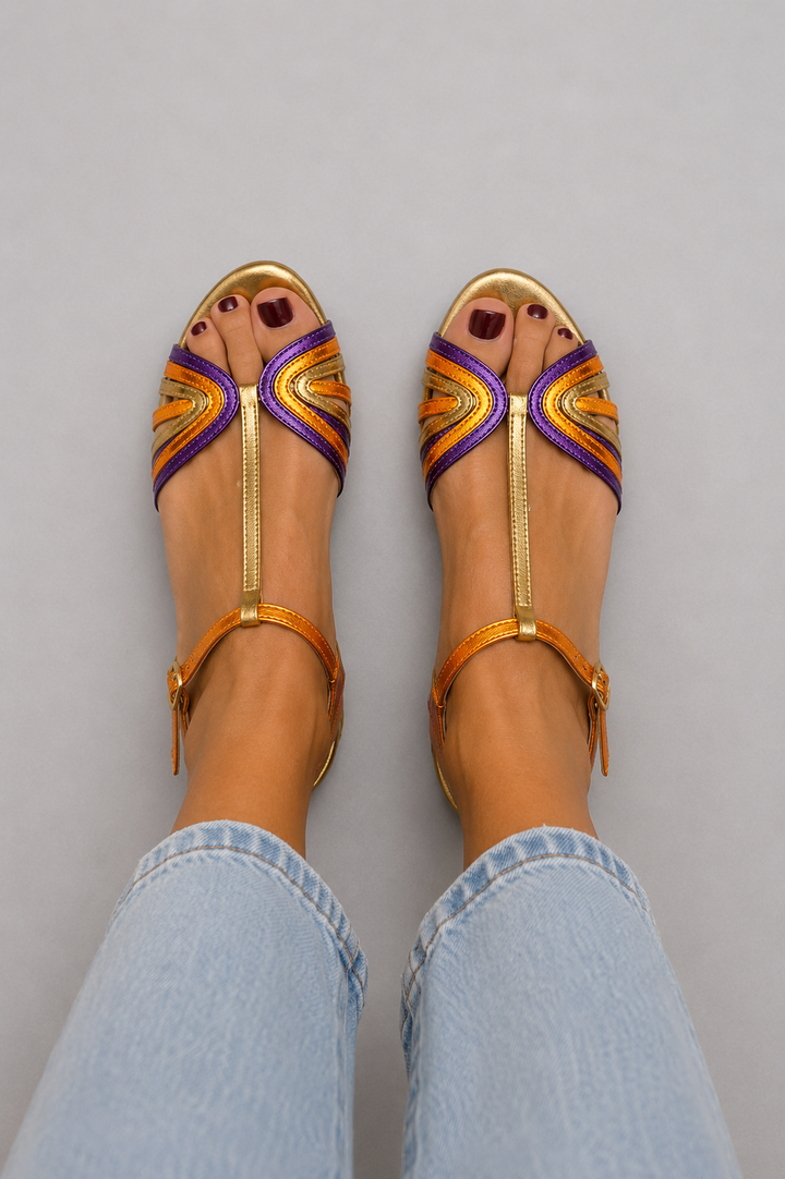 Audrey | Colourful Secure-Fit Sandals