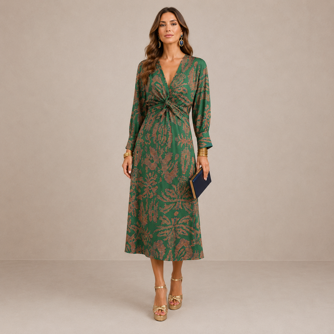 ELOWENA | Elegant Midi Dress