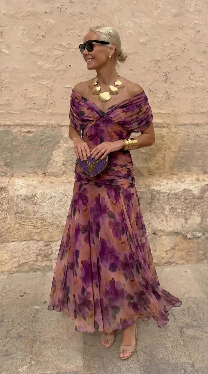 Hendrika | Coral Evening Gown