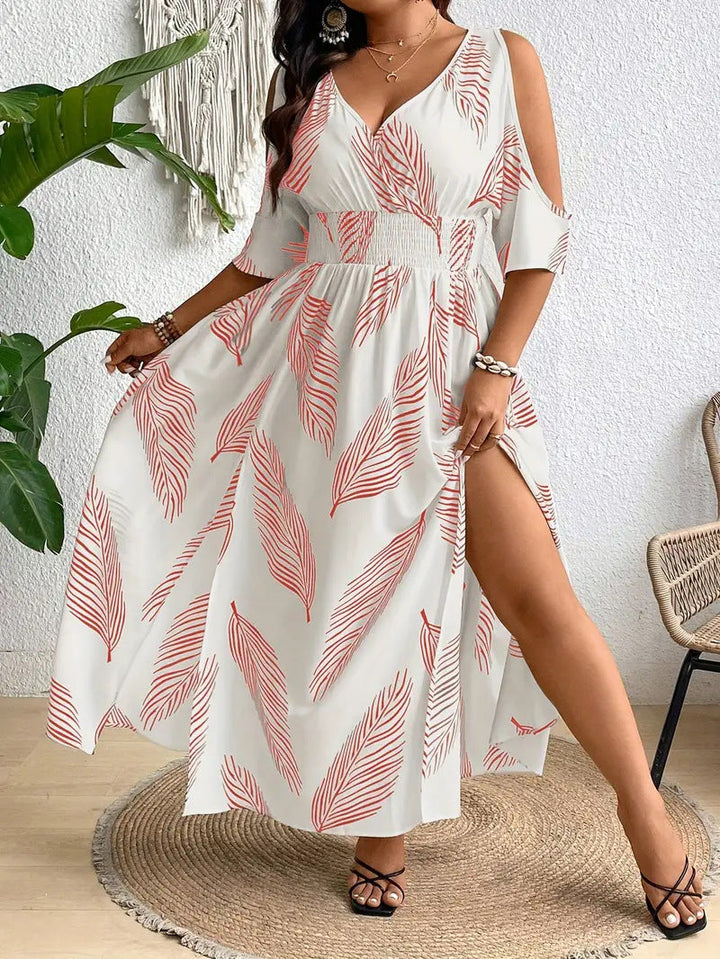 SIZAINE™ – Robe d'été décontractée ample et confortable pour grandes tailles