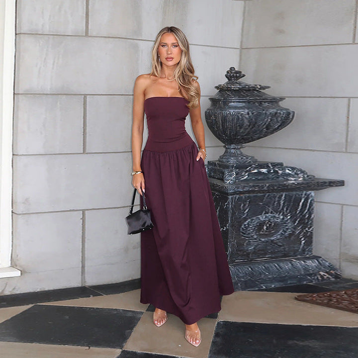 TESSIE™ - Robe bustier intemporelle pour les soirées