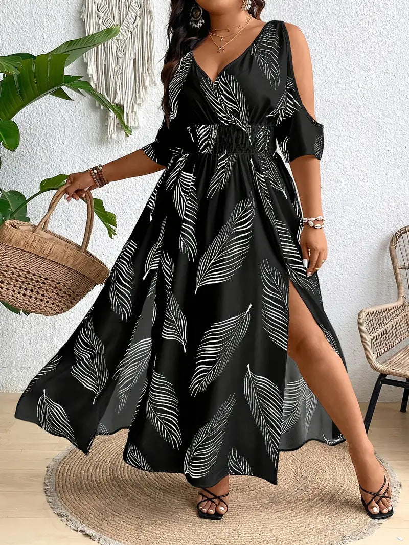 SIZAINE™ – Robe d'été décontractée ample et confortable pour grandes tailles