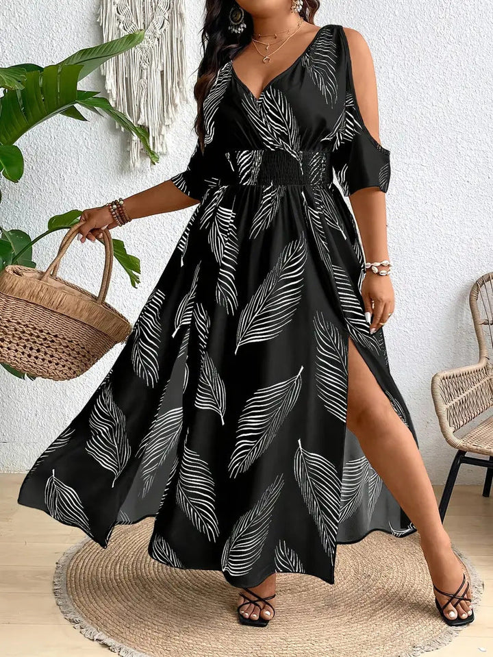 SIZAINE™ – Robe d'été décontractée ample et confortable pour grandes tailles