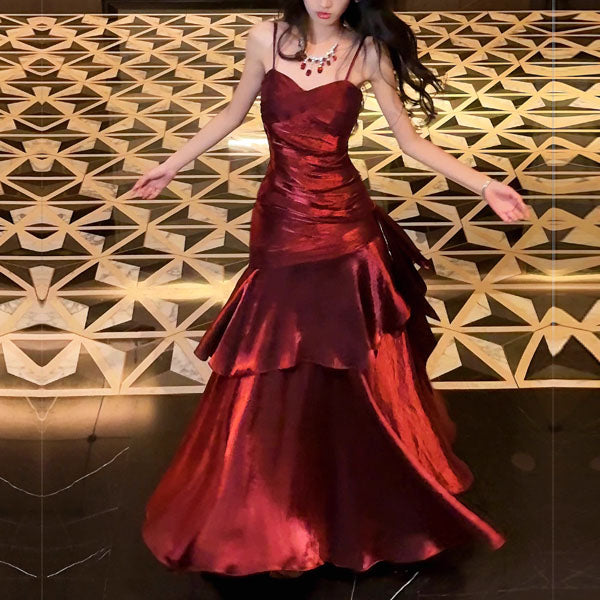 VIANNE™ - Robe longue glamour à volants