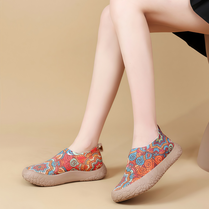 Joanne | Floral Comfort Slip-On Shoes