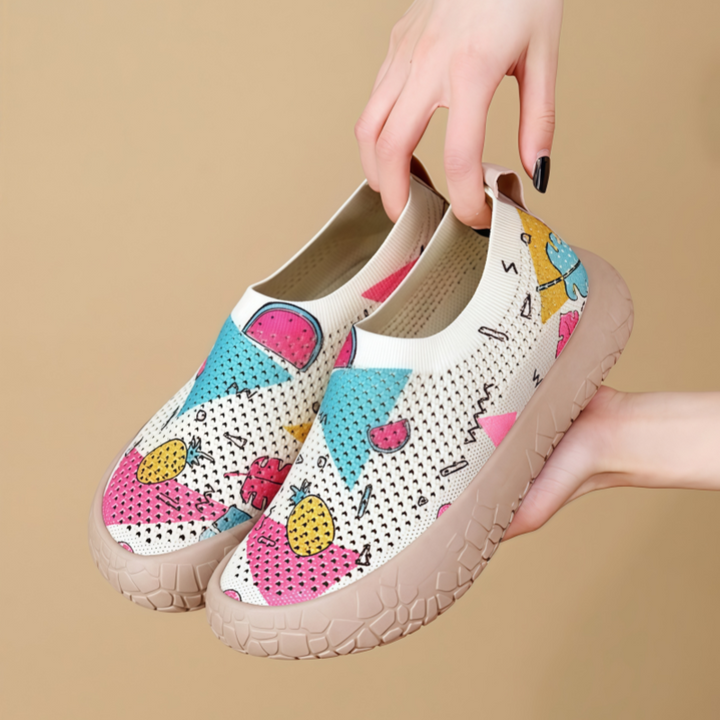 Joanne | Floral Comfort Slip-On Shoes