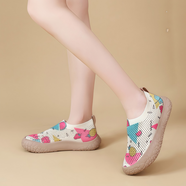Joanne | Floral Comfort Slip-On Shoes