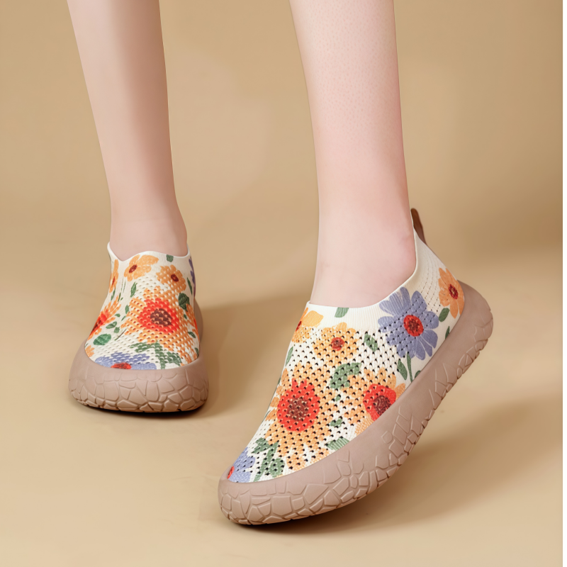 Joanne | Floral Comfort Slip-On Shoes
