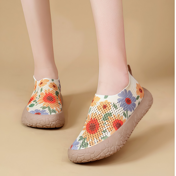 Joanne | Floral Comfort Slip-On Shoes