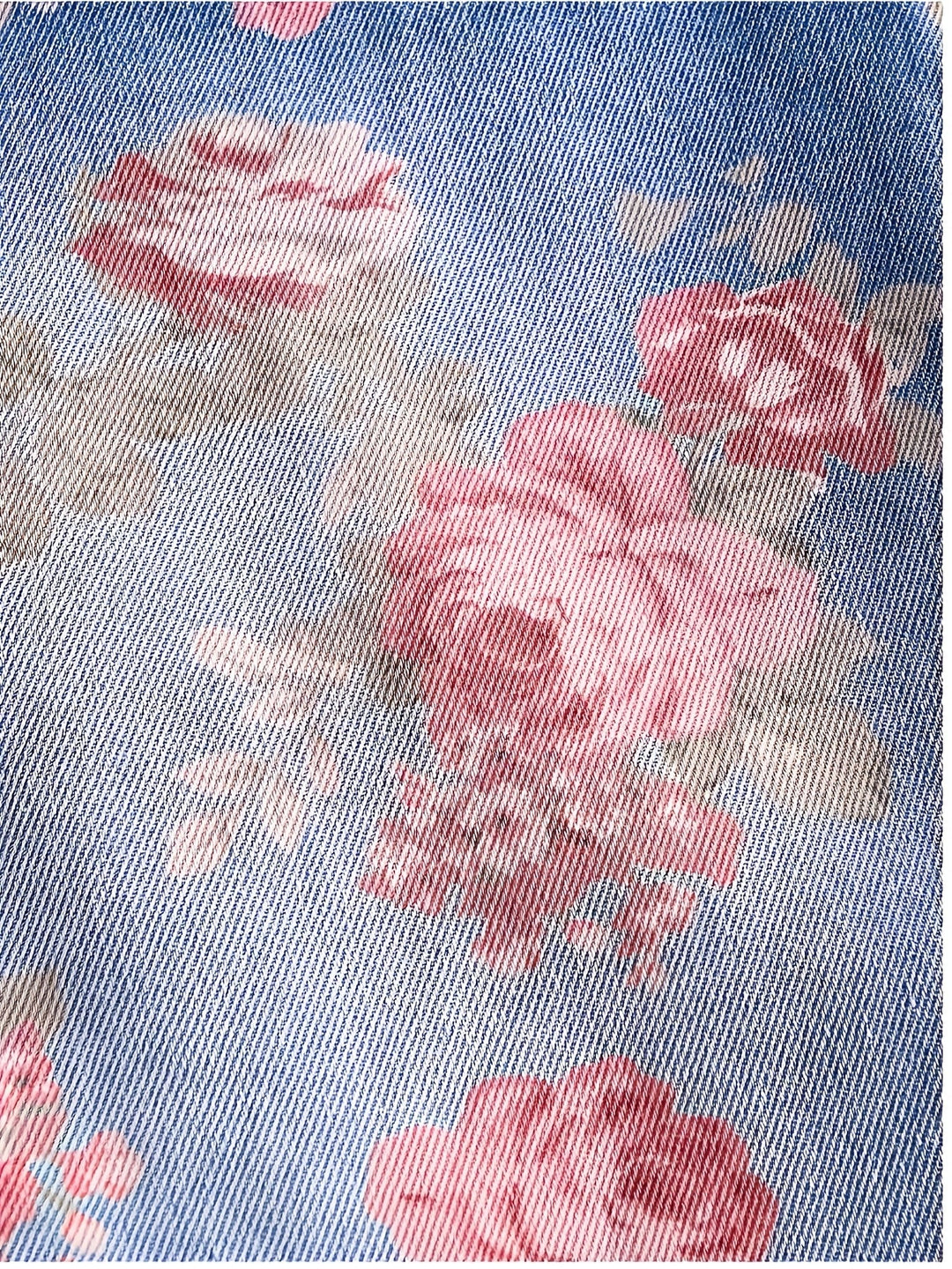 Rosalie | Salopette en jean fleuri
